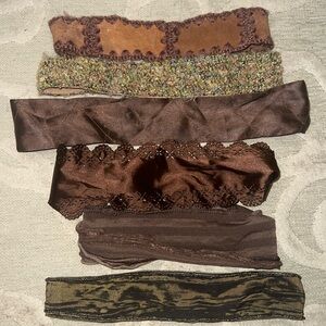 NWOT🌷BUNDLE 6 wide soft headbands🌷
